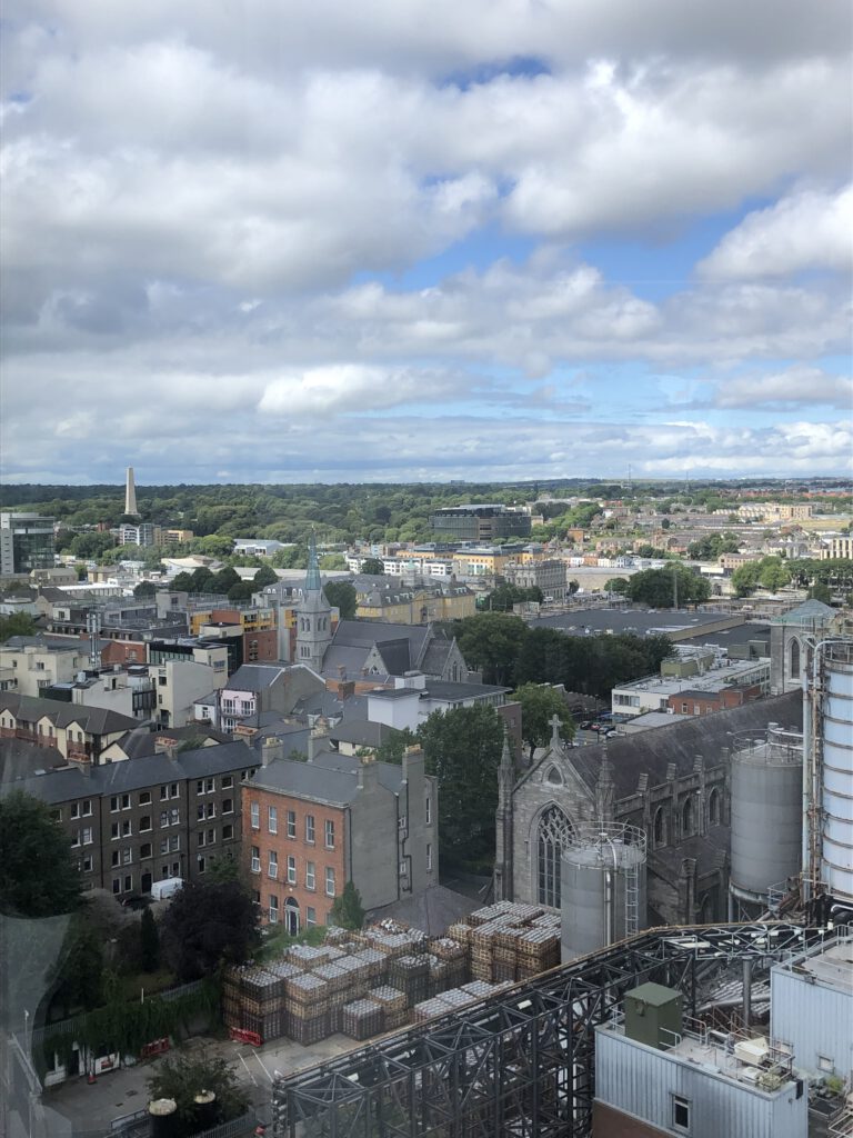 Blick auf Dublin
