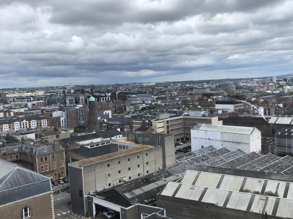 Blick auf Dublin